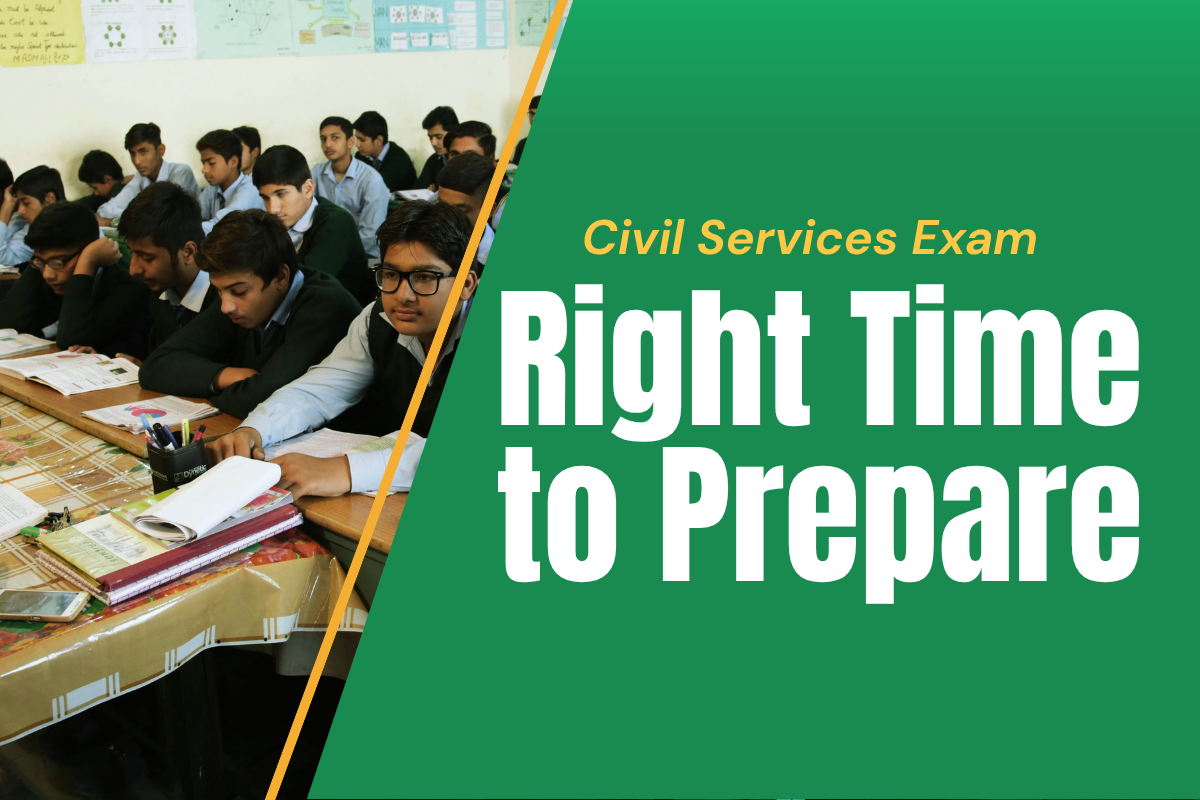right time to prepare for civil services